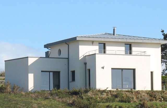 Modern house sea view Finistère South Bay of Audierne