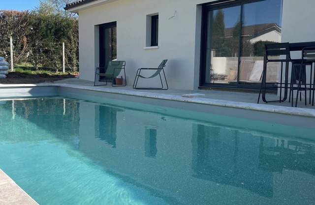 Modern house with pool
