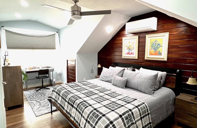 Modern Open Floor Plan Guest Apt with King