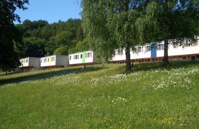 Modern vacation apartment for six people in a park-like setting