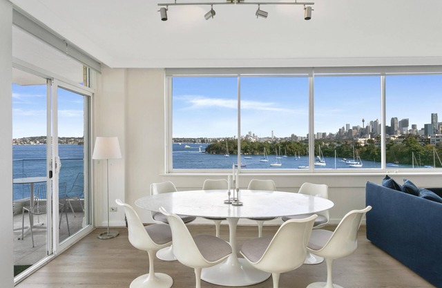Mosman- RAG05 - Raglan Street - Waterfront 2BR Apartment with Stunning Harbour Views Balcony Near Mosman Ferry