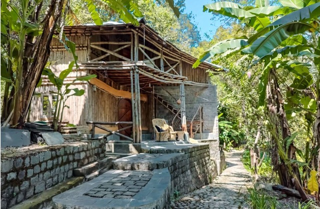 Nature Stay in Bamboo cottage with Food, Yoga & Meditation in Dharamshala
