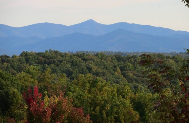 NC Moutain Lodge with Panoramic Views: Pisgah Mtn to the North,