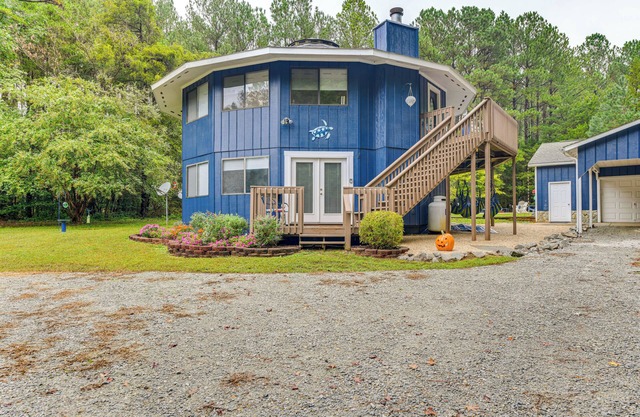 Near Lake Gaston: Unique Home w/Deck & Fire Pit!