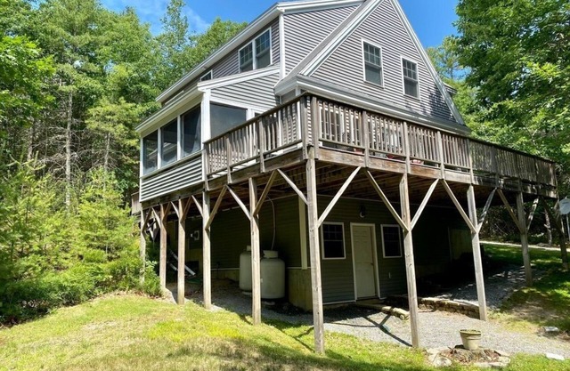 Nestled in the private woods of Georgetown, Maine rests this 3 bedroom, 2.5 bath beauty!