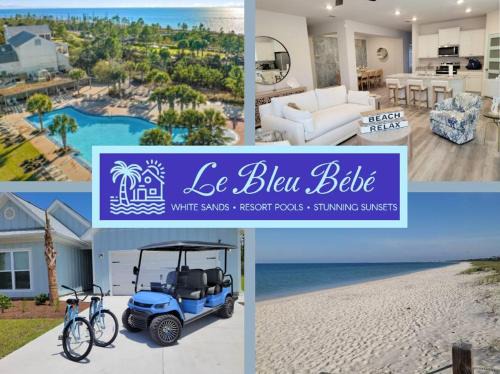New 5BR Beach Access Heated Pool Free Golf Cart Game Rm
