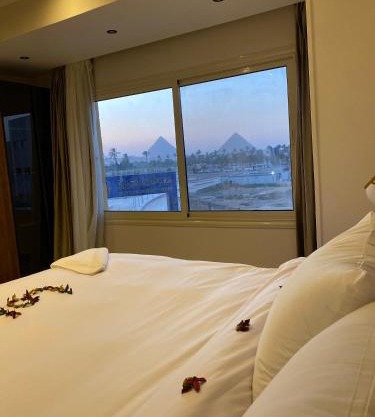 New Galleria Pyramids view inn