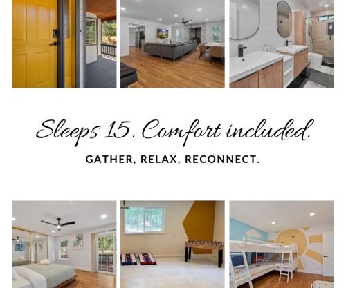 New Listing - 5bd 3ba Retreat for a large group