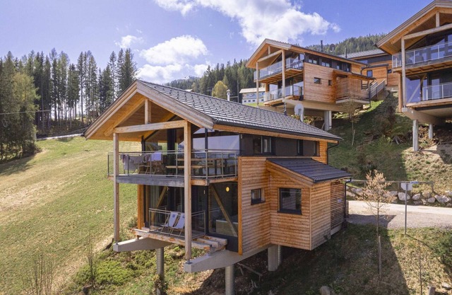 Nice chalet with balconies