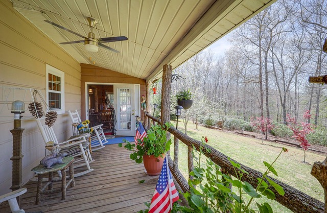 North Carolina Getaway w/Covered Porches & Patio