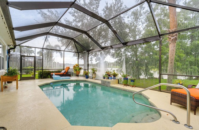 North Fort Myers Home w/Heated Pool & Lake Views!