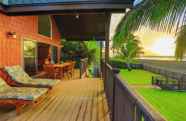 North Shore home with views of sunsets and migrating whales