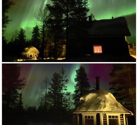Northern Light Villa Ylläs with a Jacuzzi