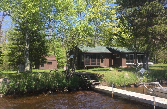 Northwoods Cabin On Teal Lake (Pontoon Boat Available)