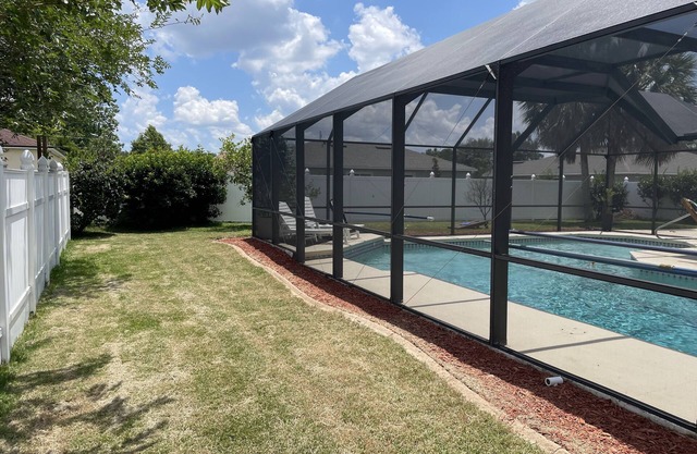 Oasis with solar heated saltwater pool near St. Augustine & Daytona