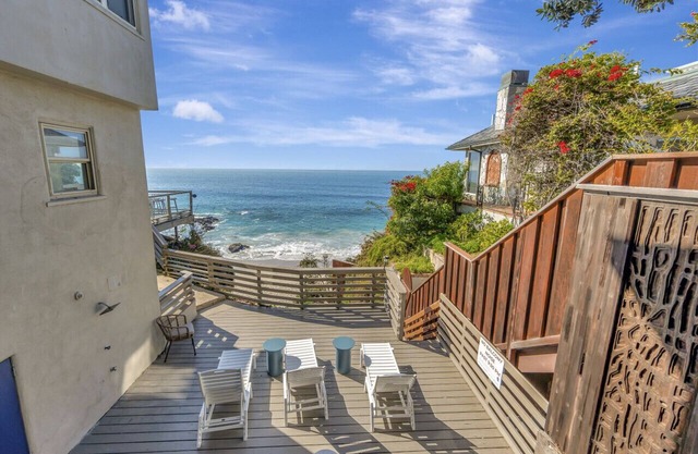 OCEAN FRONT! Private stairs from home to BEACH! Unit A