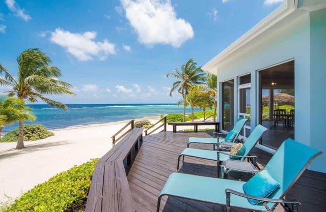 Oceanfront Beach House in Bodden Town ~ Sleeps 12