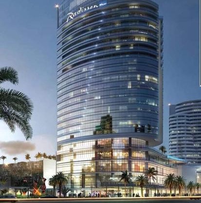 Oceans Apartments Balcony Suites in the Radisson Blu Hotel Building Tower, Durban Umhlanga