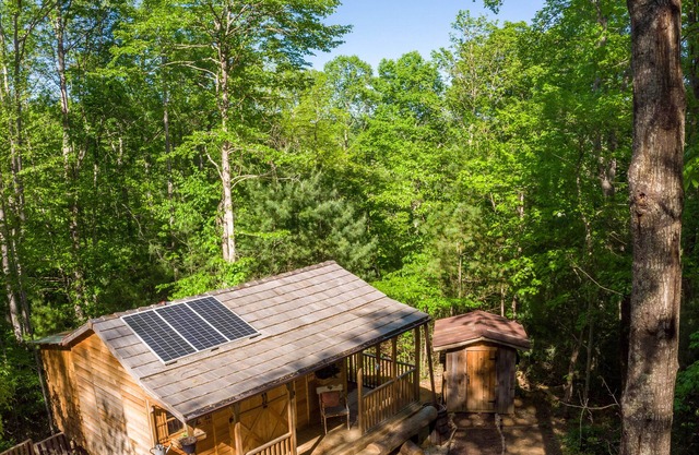Off-Grid Cabin-Appalachia Glamping-30 Min to AVL-4WD Needed - NO Cleaning Fee!