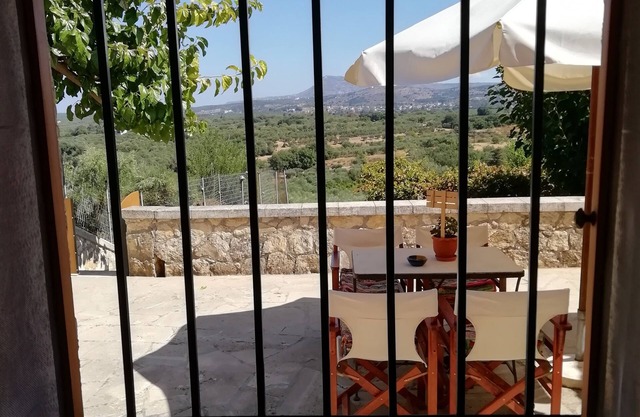 One bedroom private house with inner courtyard and big gardens