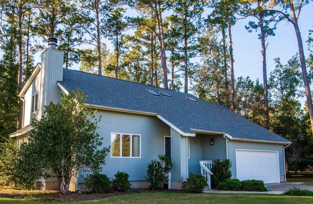 Oriental Oasis is a Contemporary single family home with a large fenced in yard