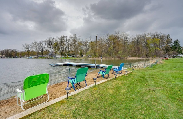 Osseo Cottage on Pleasant Lake w/Dock & Views!