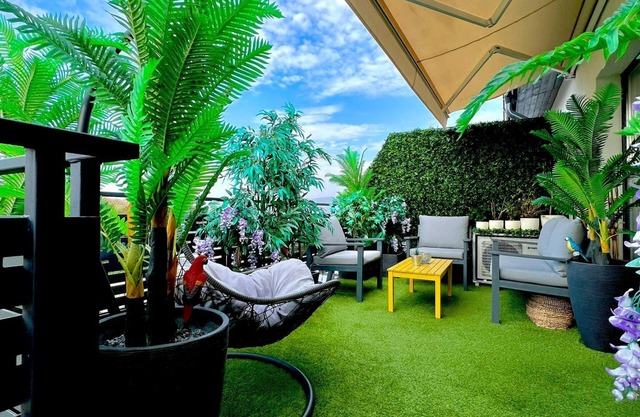 Peaceful neighborhood, fresh air, your urban sanctuary.