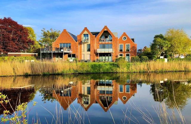 ☼ Penthouse on the Harle ☼ Uniquely beautiful living right on the water + sauna, fireplace