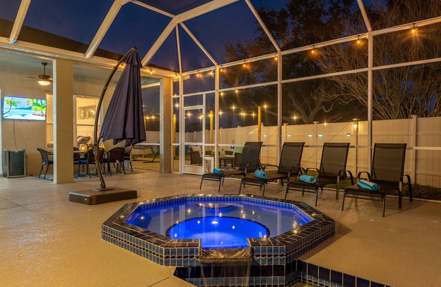 ⚓Pet friendly/Private heated pool/spa w/fire pit!⚓🐕🌅