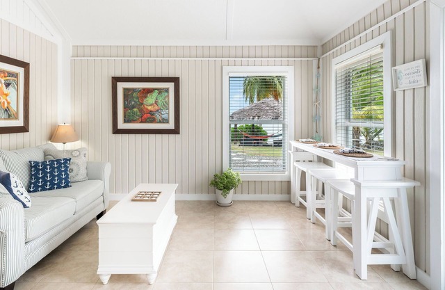 Piece of Mine Yellow: Beach Cottage on 200-feet of Shoreline w/Reef Snorkeling + Seaside Hammocks