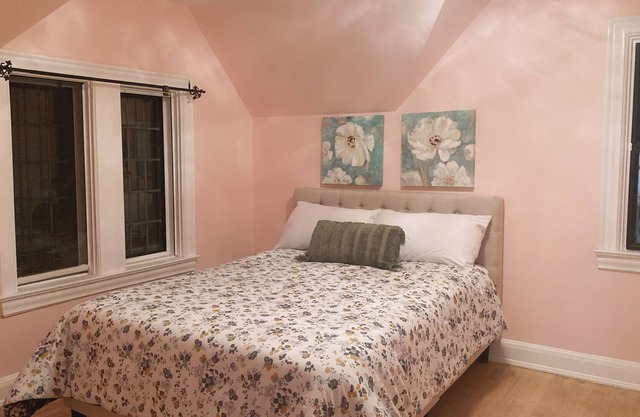 Pink Bedroom in Luxury Mansion