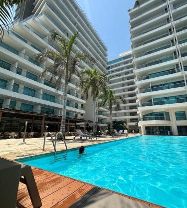 Playa Boquilla -Condo Hotel Sonnesta Cartagena- Vista hermosa a la Ciénaga piso Alto