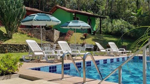 Pousada Beija Flor-Lumiar - Piscinas e Café