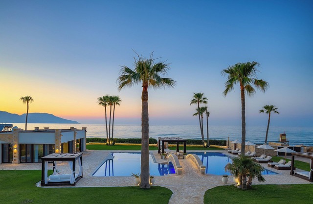 Private Beachfront Estate located on the beach of Paralia Kournas