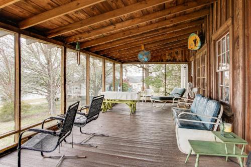 Private Dock and Porch Serene Lake Greenwood Escape