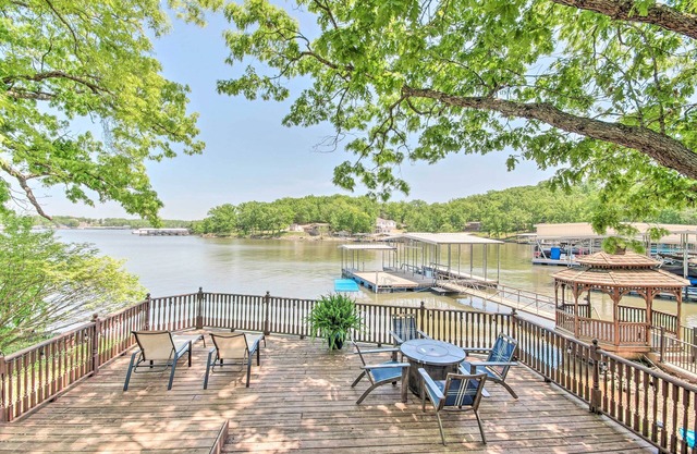 Private Dock: Home on Lake of the Ozarks