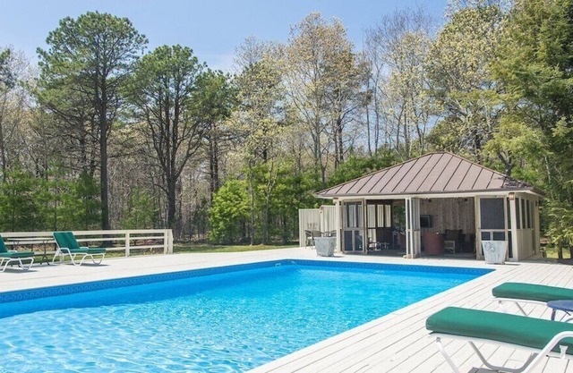 Private Hamptons vacation home, set on an acre of land, entertainer’s...
