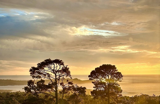 PRIVATE Hilltop Home: Stunning Carmel Views, Hot Tub, 3 Balconies, Dogs Welcome