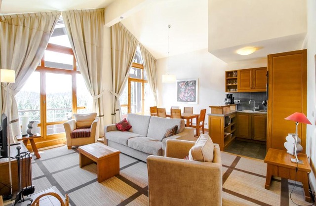 Private penthouse 2-bed Apartment, ski in and out in 5* Flaine Residence