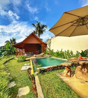 Private Pool villa-Romantic-near ubud