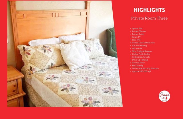 Private Room #3: Queen + Priv Bath | Near Kings Canyon & Sequoia National Parks