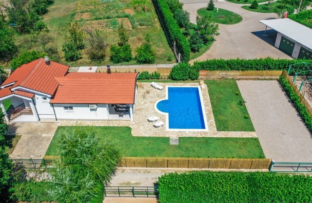 Private villa with large pool
