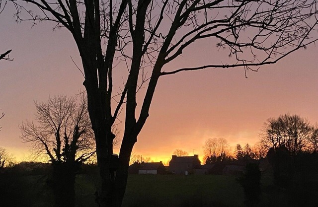 Quiet countryside close to the sea