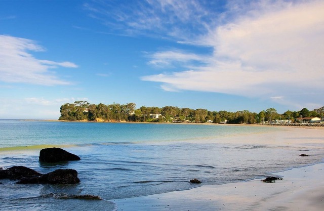 Quiet House, amongst spotted gum trees, just minutes from beaches & shops.