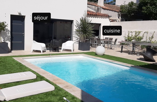 Quiet modern villa, 4bed swimming pool/pool,Marseille st Barnabé/st Julien 140m2