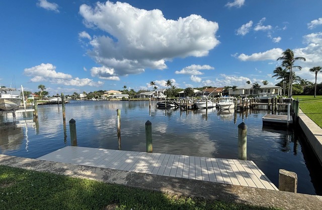Rare opportunity - Waterfront Home with private dock in convenient location