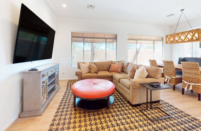 Recently remodeled mountain-view home with heated pool, tennis, fireplace, grill