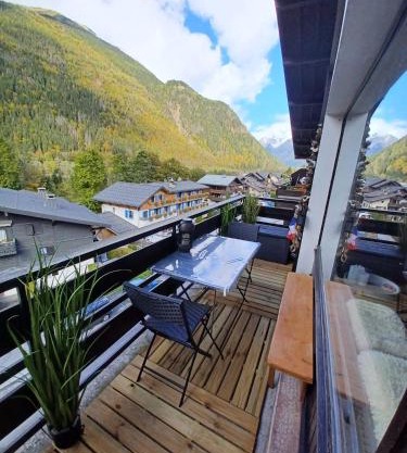 Refuge des Alpages - Duplex - Vue Aiguillette des Houches