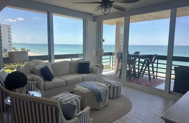 Renovated and bright corner beachfront unit in well appointed popular complex!