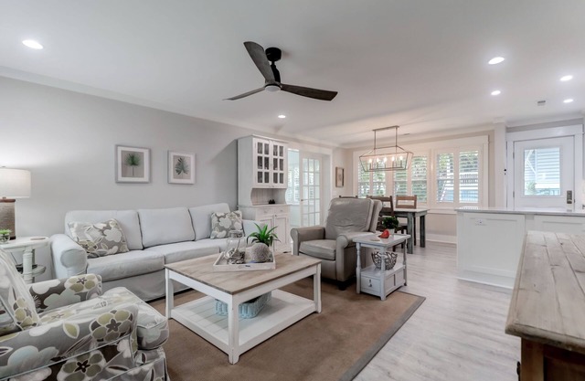 Renovated, Very Modern Beach Home on Quiet Street, Close to Beach & Marina!